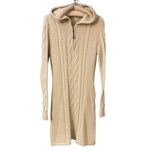 Athleta Hut to Hut Cable Knit Sweater Dress M